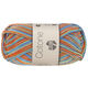 Lana Grossa COTONE Print/Spray/Mouliné | 370-mandarine/gråbeige/myntegrønn/turkis