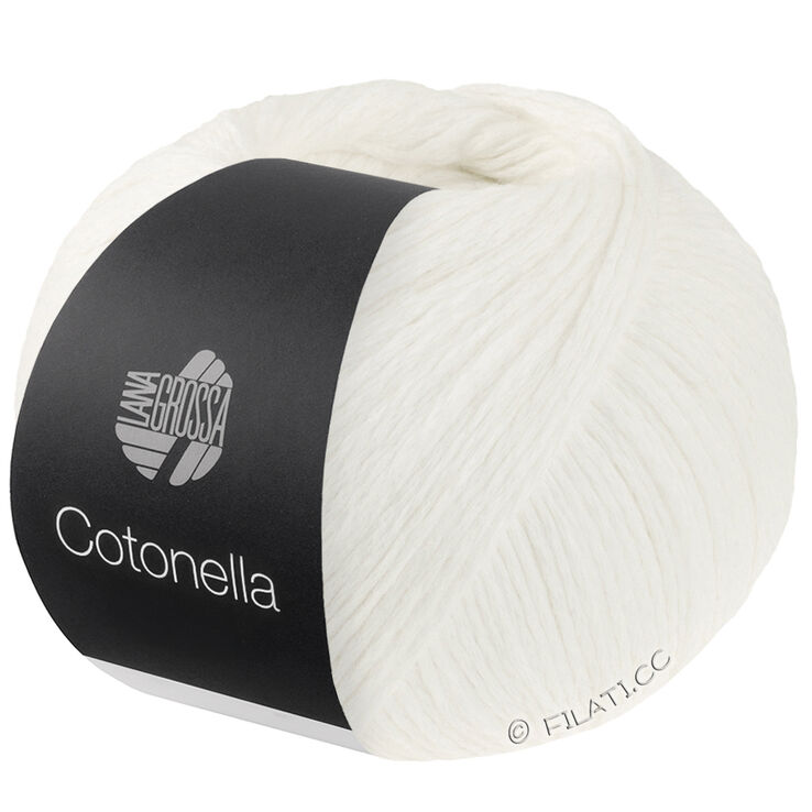 Lana Grossa COTONELLA 50g | 201-hvit