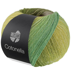 Lana Grossa COTONELLA | 18-mørk oliven/syrin/gul/oransje/pink/mudder/mynteturkis/mørk grå