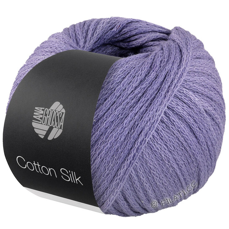 Lana Grossa COTTON SILK | 01-fiolblå