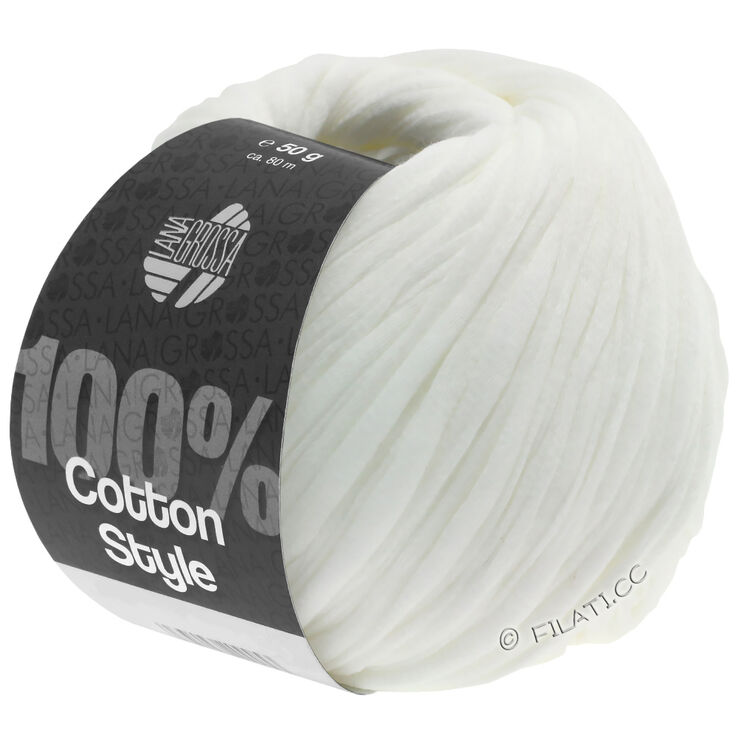 Lana Grossa COTTON STYLE | 01-hvit