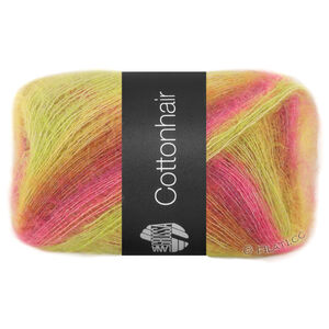 Lana Grossa COTTONHAIR | 107-limett/neonpink/fuksia/brun/oransje/sitrusgul