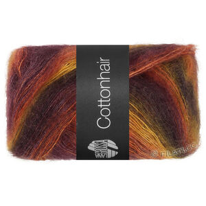 Lana Grossa COTTONHAIR | 110-gul/oransje/rust/burgunder/mørk brun