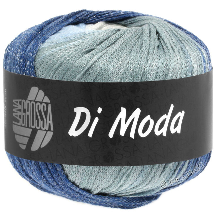 Lana Grossa DI MODA | 01-hvit/lys blå/lys grå/jeans