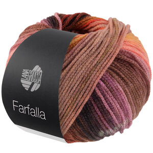 Lana Grossa FARFALLA | 10-laks/oransje/rosa/grå/gråbrun/antrasitt/grålilla/fuksia