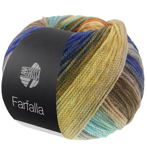 Lana Grossa FARFALLA | 14-gul/turkis/oker/beige/mokka/oransje/mørk blå/jade/grå/rust