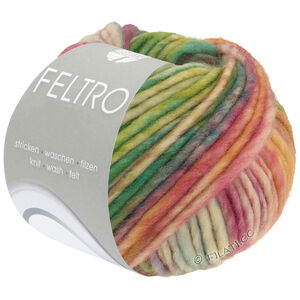 Lana Grossa FELTRO Camino | 841-grønn/lys grønn/mørk grønn/lys grå/beige/gammelrosa/rosentre/syrin