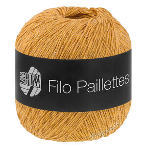 Lana Grossa FILO PAILLETTES | 04-eggeplommegul