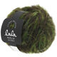 Lana Grossa FURRY Bicolor (lala BERLIN) | 105-oliven/svartbrun