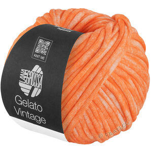 Lana Grossa GELATO Vintage | 102-oransje/hvit