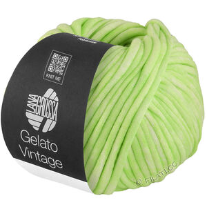 Lana Grossa GELATO Vintage | 107-vårgrønn/hvit