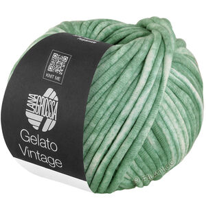 Lana Grossa GELATO Vintage | 108-oleandergrønn/hvit