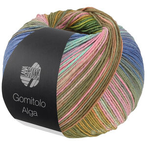 Lana Grossa GOMITOLO ALGA | 2023-blå/jeans/jade/rosa/lilla/kaki/oliven/oransje/gulgrønn