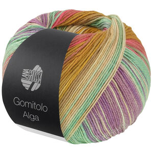 Lana Grossa GOMITOLO ALGA | 2028-sennepgul/rosa/fuksia/jade/hvit/gul/petrol/bringebær/sart lilla/natur