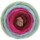 Lana Grossa GOMITOLO ALOHA | 320-pink/bordeaux/hvitgrønn/lys blå/kanel/rosabrun