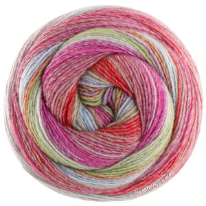 Lana Grossa GOMITOLO ARTE | 1023-jordbær/rødfiolett/lys grå/lindegrønn/lys blå/beige/oransje/rød/pink/fuksia