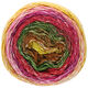 Lana Grossa GOMITOLO COLLINA | 1016-mørk oliven/vinrød/fuksia/lys oransje/gul/nougat