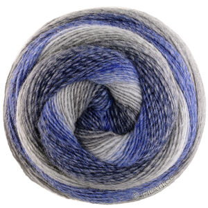 Lana Grossa GOMITOLO VERSIONE | 455-jeans/royal/gråblå/lys grå/middelsgrå/mørk grå/svartblå