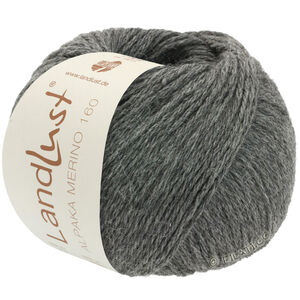 Lana Grossa LANDLUST Alpaka Merino 160 | 408-mørk grå