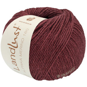 Lana Grossa LANDLUST Alpaka Merino 160 | 452-vinrød