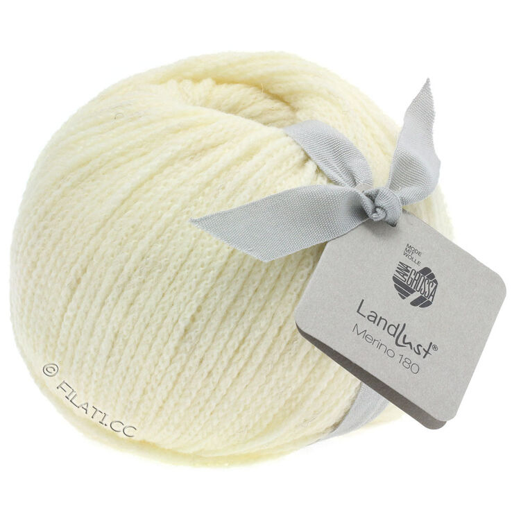 Lana Grossa LANDLUST MERINO 180 | 201-råhvit