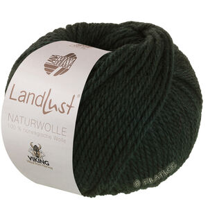 Lana Grossa LANDLUST Naturwolle | 04-svartgrønn