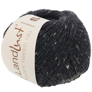 Lana Grossa LANDLUST Soft Tweed 180 | 106-svart melert