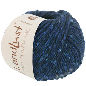 Lana Grossa LANDLUST Soft Tweed 180 | 114-mørk blå melert