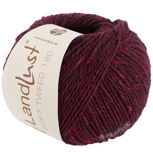 Lana Grossa LANDLUST Soft Tweed 180 | 123-burgunder melert