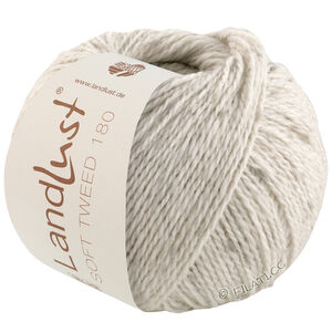 Lana Grossa LANDLUST Soft Tweed 180 | 125-sølvgrå melert