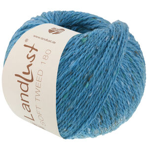 Lana Grossa LANDLUST Soft Tweed 180 | 129-turkisblå melert