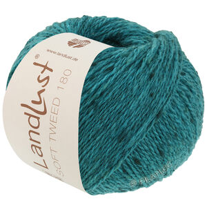 Lana Grossa LANDLUST Soft Tweed 180 | 130-petrolgrønn melert
