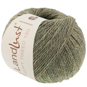 Lana Grossa LANDLUST Soft Tweed 180 | 135-salviagrønn melert