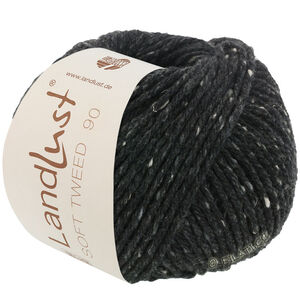 Lana Grossa LANDLUST Soft Tweed 90 | 06-svart melert