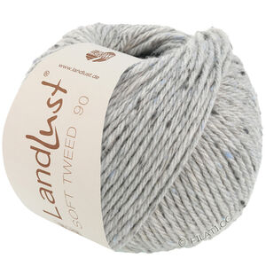 Lana Grossa LANDLUST Soft Tweed 90 | 17-lys grå melert