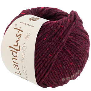 Lana Grossa LANDLUST Soft Tweed 90 | 23-burgunder melert