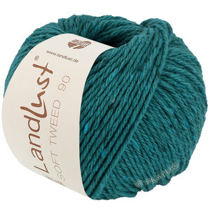 Lana Grossa LANDLUST Soft Tweed 90 | 30-petrolgrønn melert