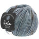 Lana Grossa LOVELY COTTON Inserto (lala BERLIN) | 104-blågrå/burgunder