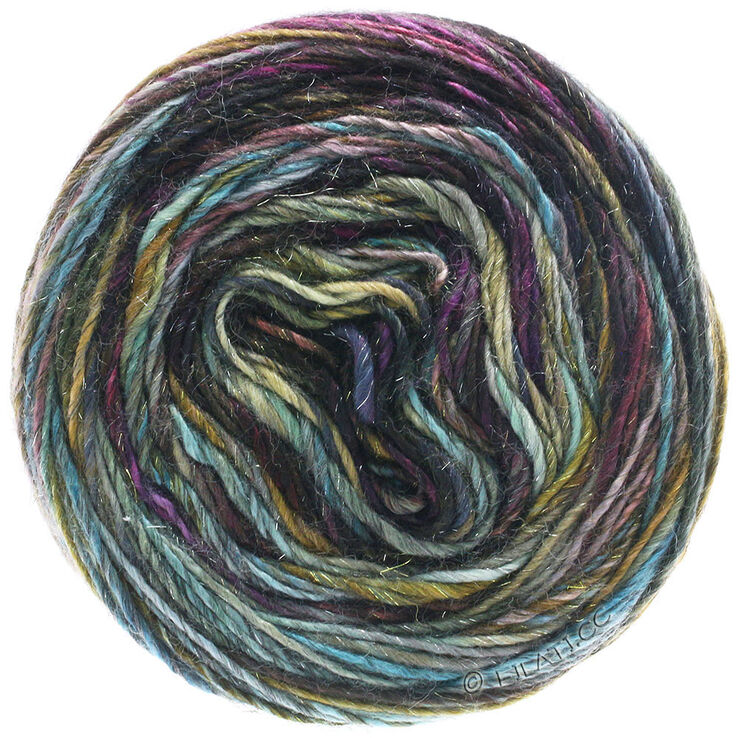 Lana Grossa LUCIA | 201-grå/beige/oliven/syrin/antrasitt/umbra