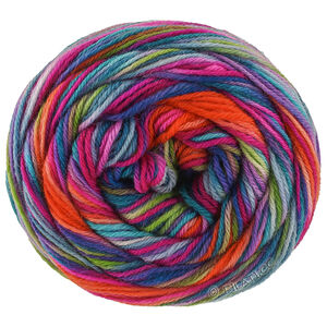 Lana Grossa MEILENWEIT 6-FACH 150g Cascata | 9744-blå/gråblå/lys blå/mørk grønn/lys grønn/gulgrønn/laks/oransje/fiolett/skoggrønn