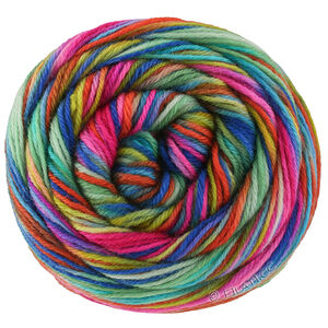 Lana Grossa MEILENWEIT 6-FACH 150g Cascata | 9746-himmelblå/lys blå/rødfiolett/fuksia/pink/grønn/petrol/mynte/turkis