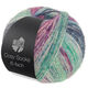 Lana Grossa MEILENWEIT 6-FACH 150g Cosy Socks Dream | 2154-grå/lys blå/blågrå/jade/gråfiolett/blåfiolett/fuksia/mørk grønn/lys grønn/turkis