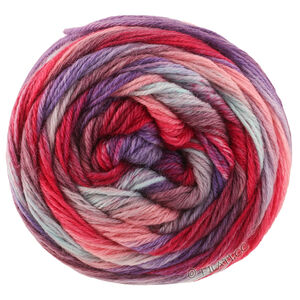 Lana Grossa MEILENWEIT 6-FACH 150g Fontana | 9751-fuksia/mynte/lys grå/mauve/lilla/rødfiolett