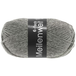 Lana Grossa MEILENWEIT 6-FACH 150g | 8961-grå melert