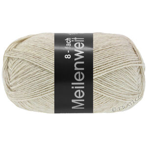 Lana Grossa MEILENWEIT 8-FACH 150g | 9661-lys beige melert