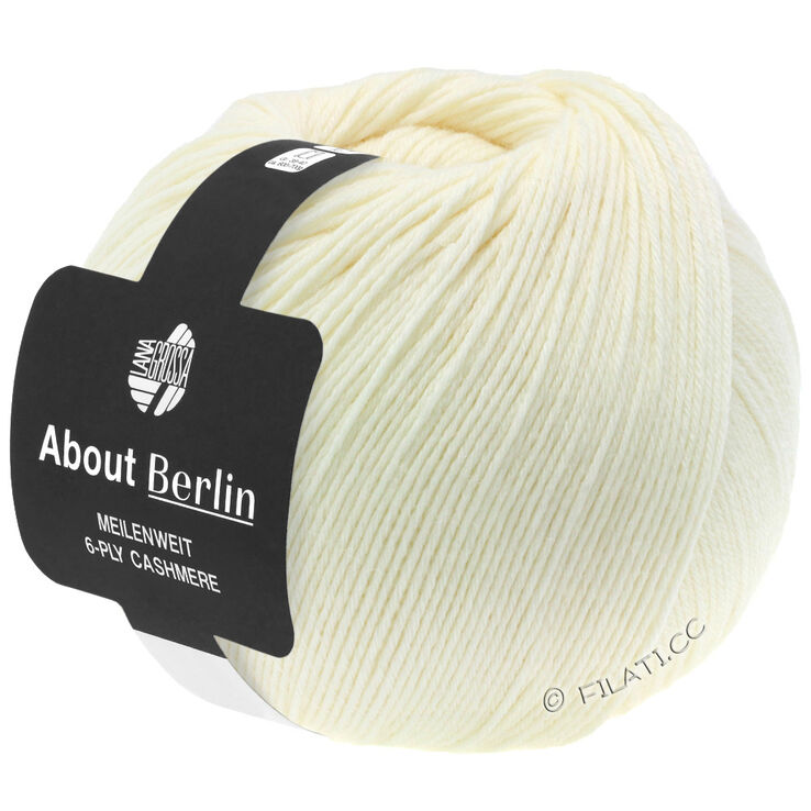 Lana Grossa MEILENWEIT 6-PLY CASHMERE (ABOUT BERLIN) | 001-råhvit