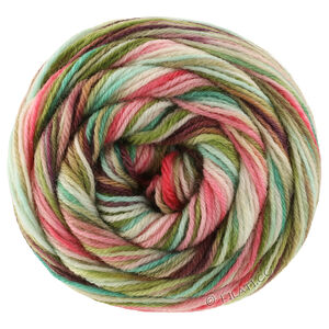 Lana Grossa MEILENWEIT 100g Cascata | 5205-mokka/mørk brun/gråbrun/rosa/myk grønn/lindegrønn/grågrønn/jade/pink/turkis