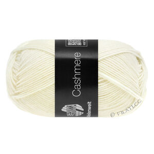Lana Grossa MEILENWEIT 50g Cashmere | 01-hvit