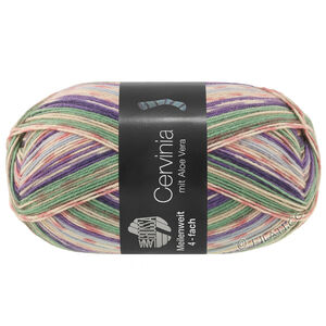 Lana Grossa MEILENWEIT 100g Cervinia | 1703-jade/gråbeige/grå/blåfiolett/nattblå/ecru/lilla/gammelrosa/lys blå