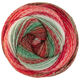 Lana Grossa GOMITOLO (Christmas Edition Lurex) | 117-grønnrød/grågrønn/refleksrød/lys rød/tomatrød/mørk rød/ecru